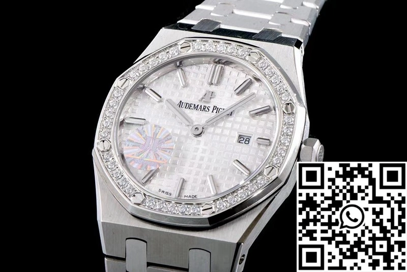 Audemars Piguet Royal Oak Quartz 67651ST.ZZ.1261ST.01 JF Factory White Dial