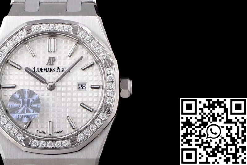 Audemars Piguet Royal Oak Quartz 67651ST.ZZ.1261ST.01 JF Factory White Dial
