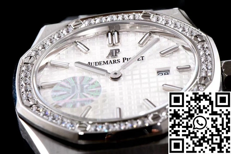 Audemars Piguet Royal Oak Quartz 67651ST.ZZ.1261ST.01 JF Factory White Dial