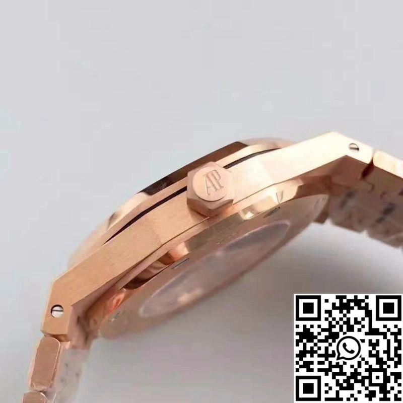 Audemars Piguet Royal Oak Rose Gold 15450 JF Factory V5 Black Dial