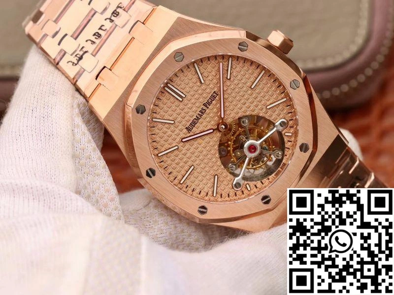 Audemars Piguet Royal Oak Tourbillon 26515OR.OO.1220OR.01 R8 Factory 18K Rosegold Dial