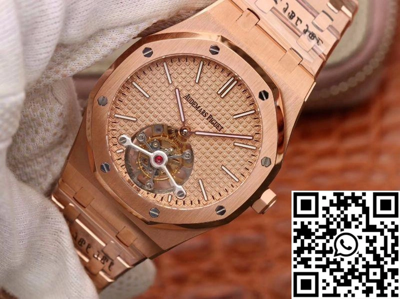 Audemars Piguet Royal Oak Tourbillon 26515OR.OO.1220OR.01 R8 Factory 18K Rosegold Dial