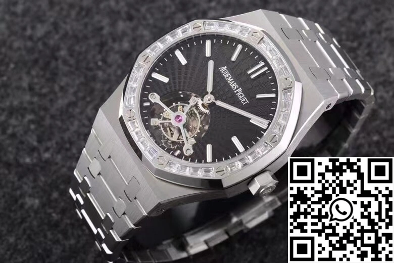 Audemars Piguet Royal Oak Tourbillon 26521BC.ZZ.1220BC.01 R8 Factory Diamond-set Bezel