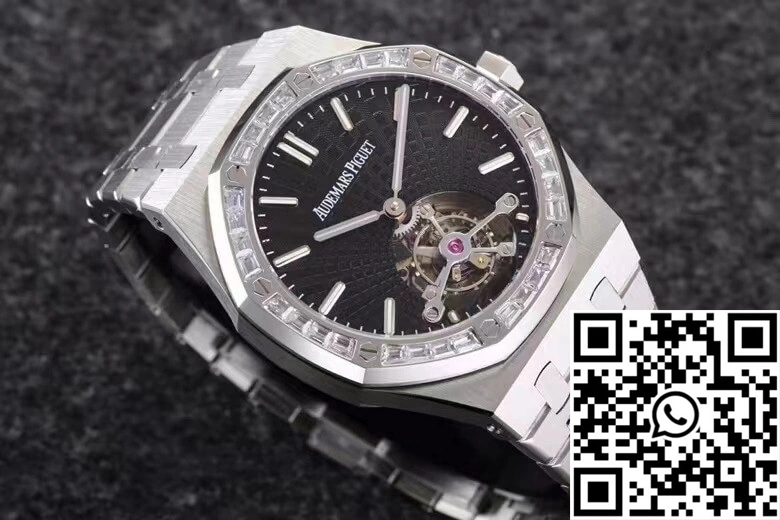 Audemars Piguet Royal Oak Tourbillon 26521BC.ZZ.1220BC.01 R8 Factory Diamond-set Bezel