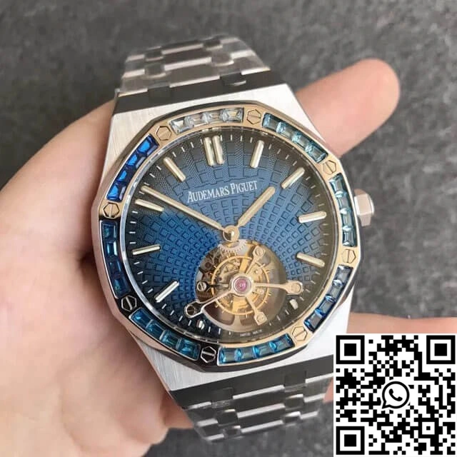 Audemars Piguet Royal Oak Tourbillon 26521PT.YY.1220PT.01 R8 Factory Smoky Blue Dial