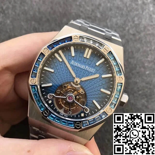 Audemars Piguet Royal Oak Tourbillon 26521PT.YY.1220PT.01 R8 Factory Smoky Blue Dial