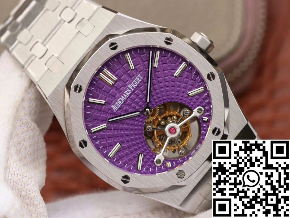 Audemars Piguet Royal Oak Tourbillon 26522ST.OO.1220ST.01 JF Factory Purple Dial