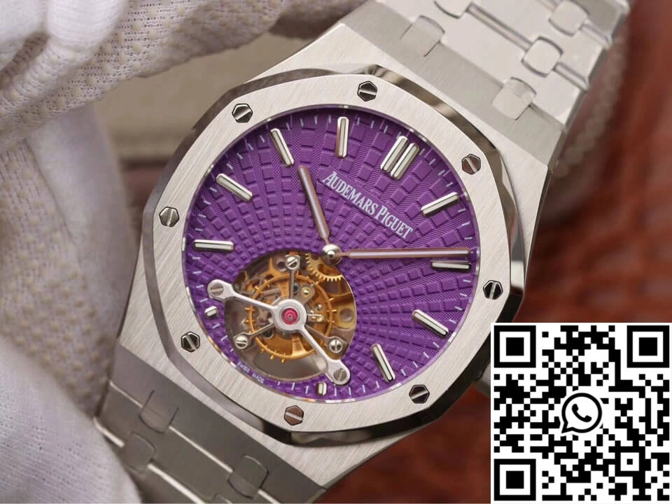 Audemars Piguet Royal Oak Tourbillon 26522ST.OO.1220ST.01 JF Factory Purple Dial