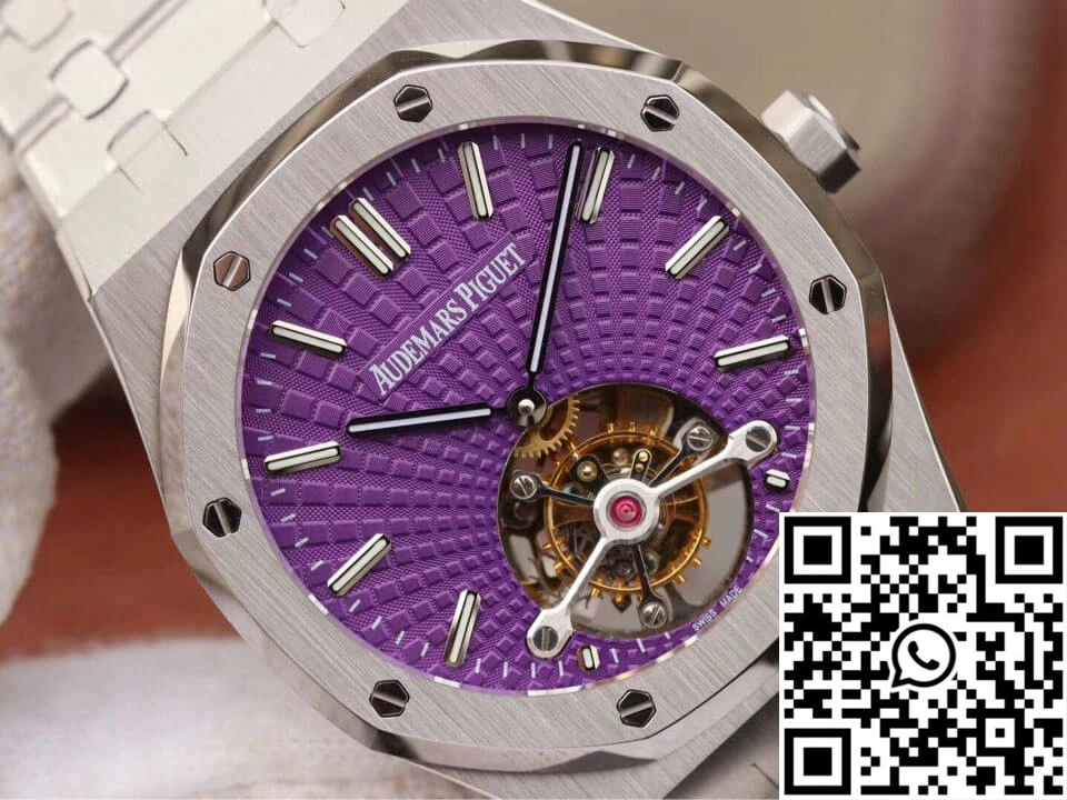 Audemars Piguet Royal Oak Tourbillon 26522ST.OO.1220ST.01 JF Factory Purple Dial