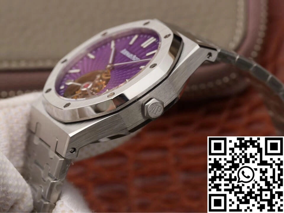Audemars Piguet Royal Oak Tourbillon 26522ST.OO.1220ST.01 JF Factory Purple Dial