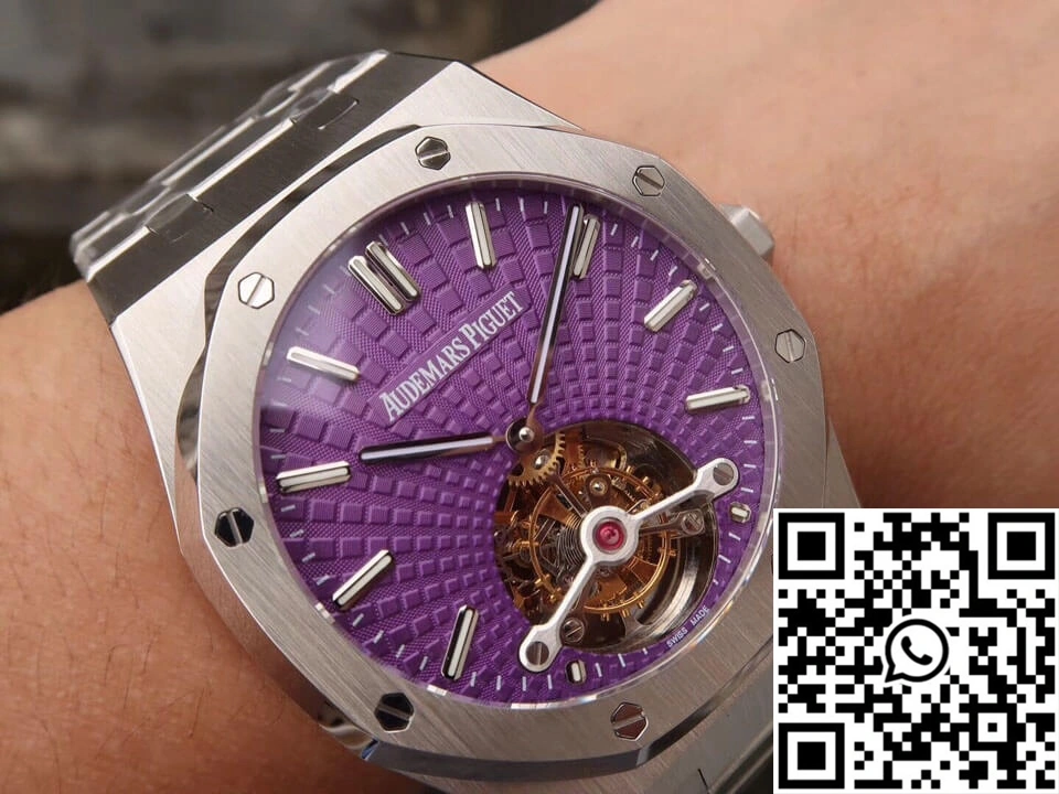 Audemars Piguet Royal Oak Tourbillon 26522ST.OO.1220ST.01 JF Factory Purple Dial