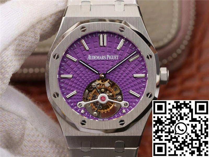 Audemars Piguet Royal Oak Tourbillon 26522ST.OO.1220ST.01 R8 Factory Purple Dial