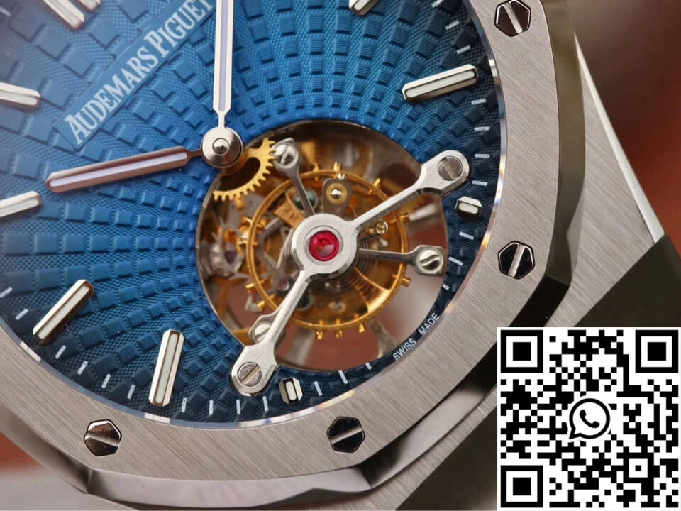 Audemars Piguet Royal Oak Tourbillon 26522TI.OO.1220TI.01 JF Factory Smoky Blue Dial