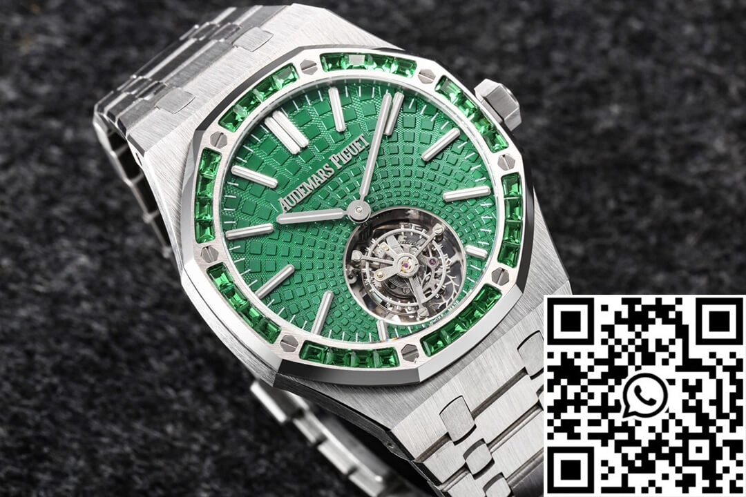 Audemars Piguet Royal Oak Tourbillon 26532IC.EE.1220TI.01 R8 Factory Green Dial