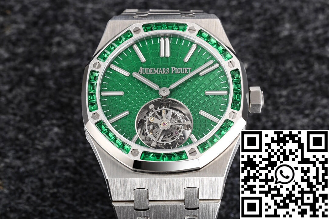 Audemars Piguet Royal Oak Tourbillon 26532IC.EE.1220TI.01 R8 Factory Green Dial