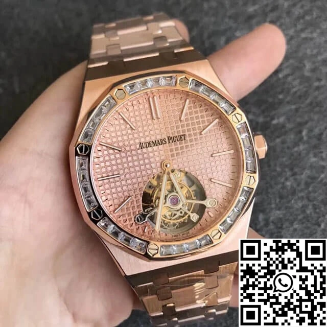 Audemars Piguet Royal Oak Tourbillon Extra Thin 26514OR.ZZ.1220OR.01 R8 Factory Diamond Bezel