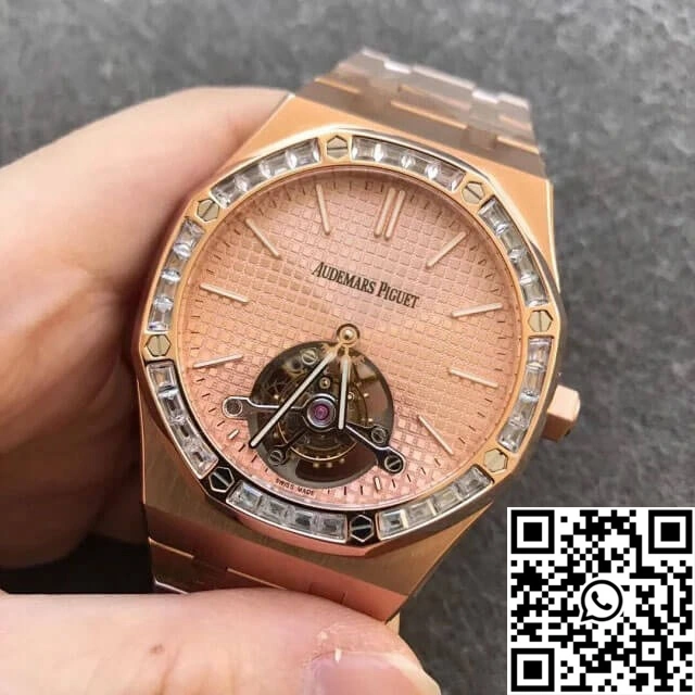 Audemars Piguet Royal Oak Tourbillon Extra Thin 26514OR.ZZ.1220OR.01 R8 Factory Diamond Bezel