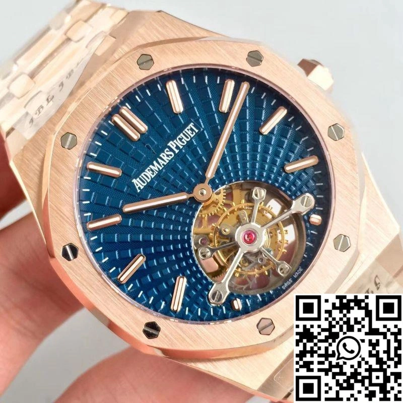 Audemars Piguet Royal Oak Tourbillon Extra Thin 26522 R8 Factory Blue Dial