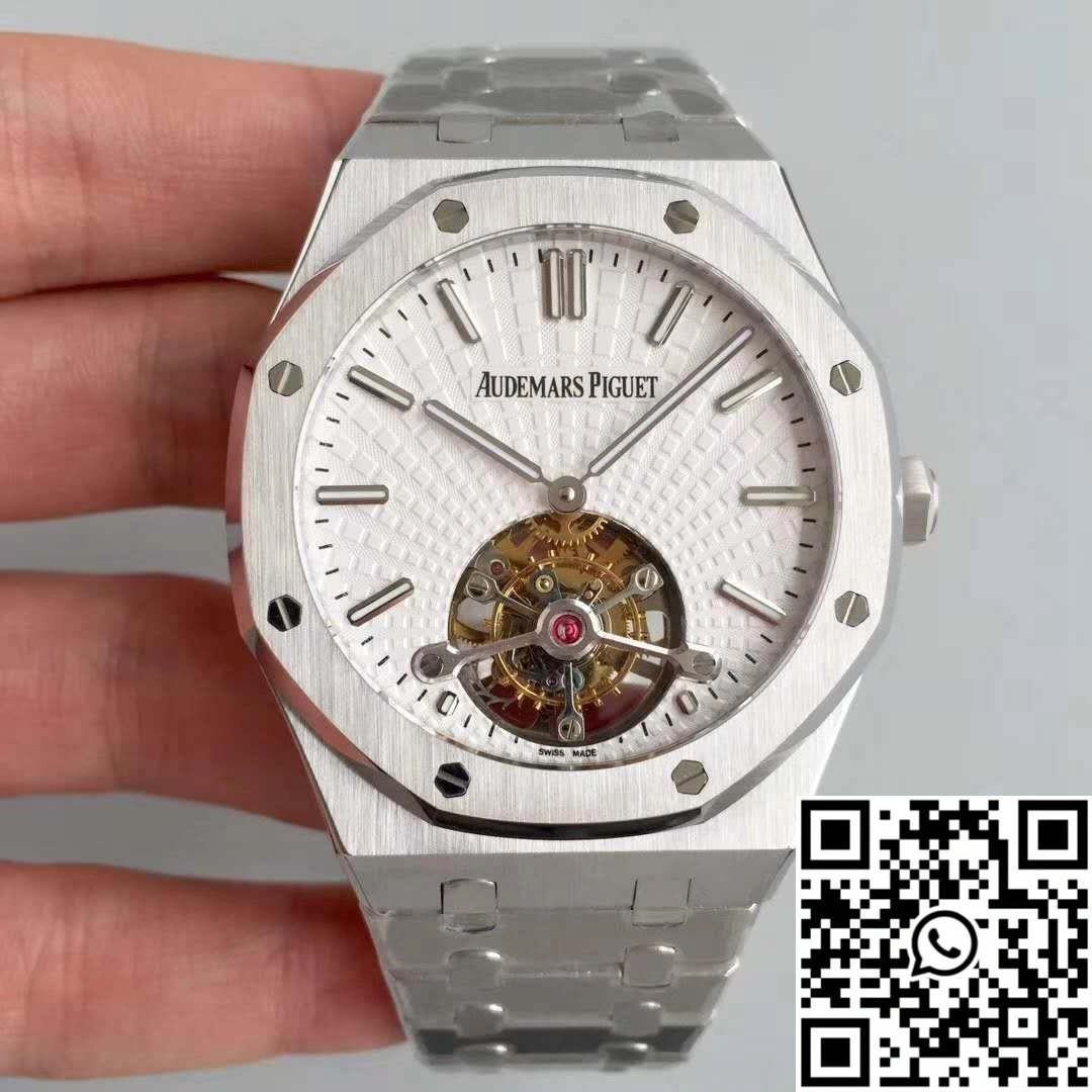 Audemars Piguet Royal Oak Tourbillon Extra Thin 26522 White Dial R8 Factory