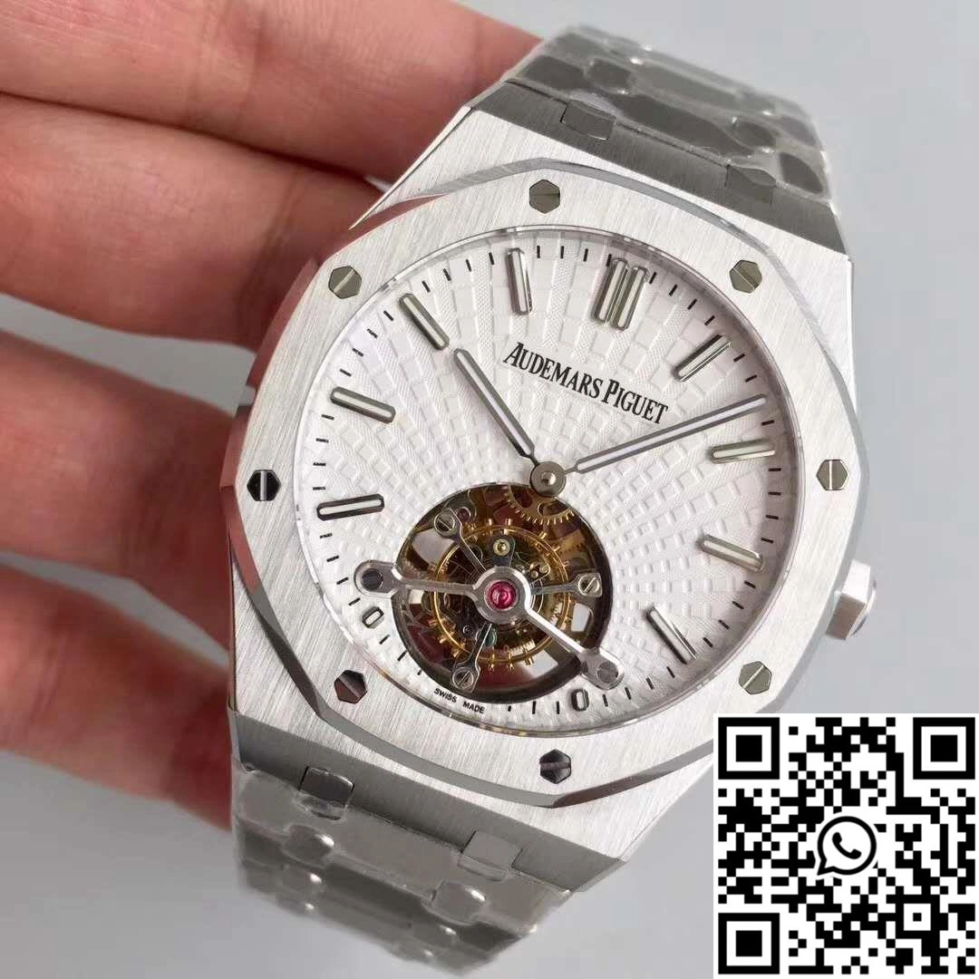 Audemars Piguet Royal Oak Tourbillon Extra Thin 26522 White Dial R8 Factory