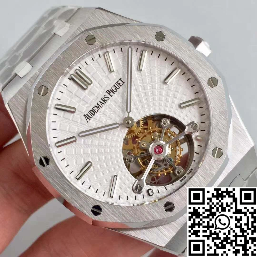 Audemars Piguet Royal Oak Tourbillon Extra Thin 26522 White Dial R8 Factory