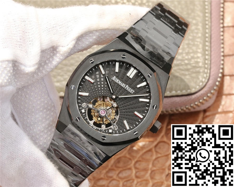 Audemars Piguet Royal Oak Tourbillon Extra Thin 26522CE.OO.1225CE.01 R8 Factory Black Dial