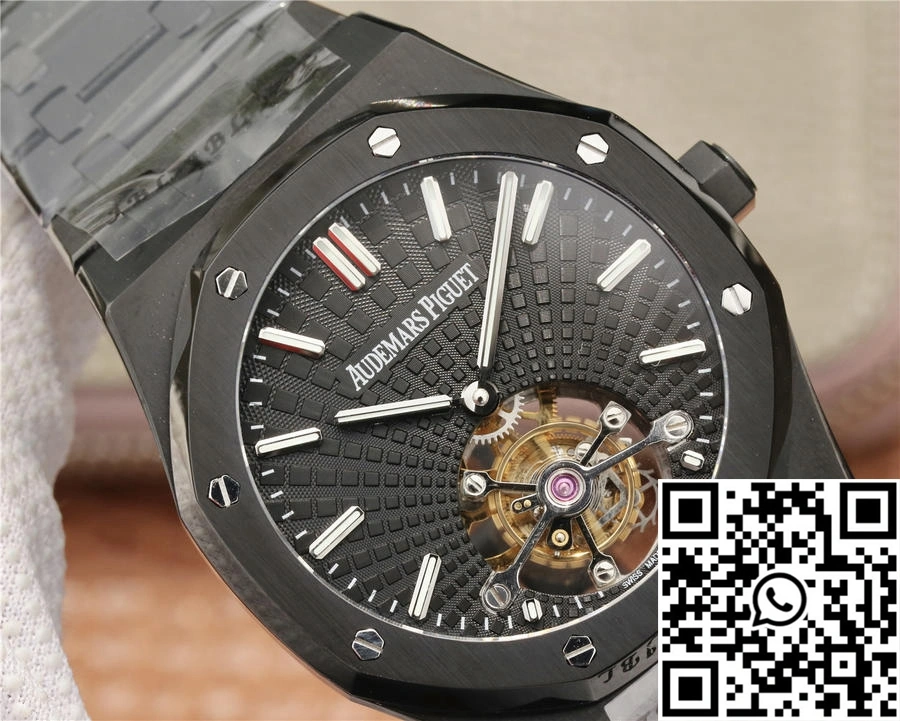 Audemars Piguet Royal Oak Tourbillon Extra Thin 26522CE.OO.1225CE.01 R8 Factory Black Dial