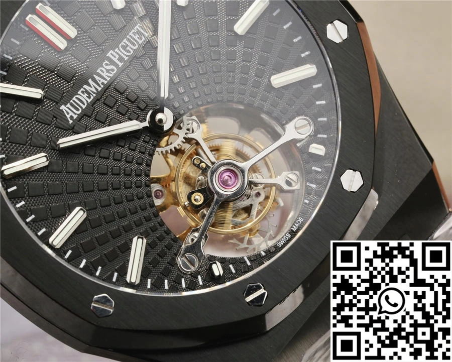 Audemars Piguet Royal Oak Tourbillon Extra Thin 26522CE.OO.1225CE.01 R8 Factory Black Dial