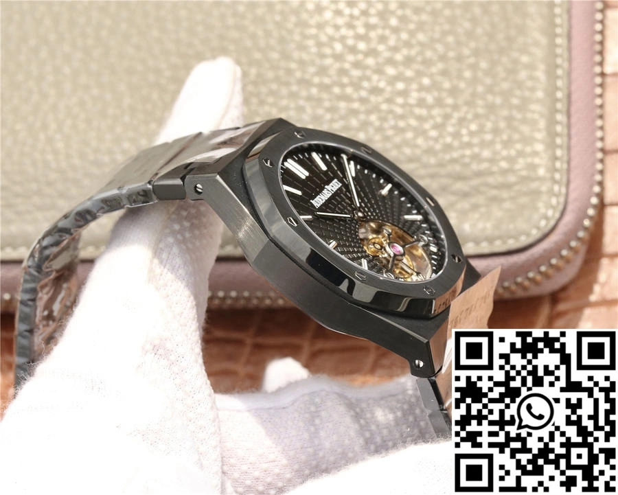 Audemars Piguet Royal Oak Tourbillon Extra Thin 26522CE.OO.1225CE.01 R8 Factory Black Dial