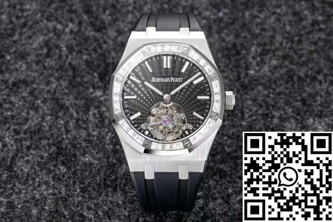 Audemars Piguet Royal Oak Tourbillon R8 Factory V3 Black Rubber Strap
