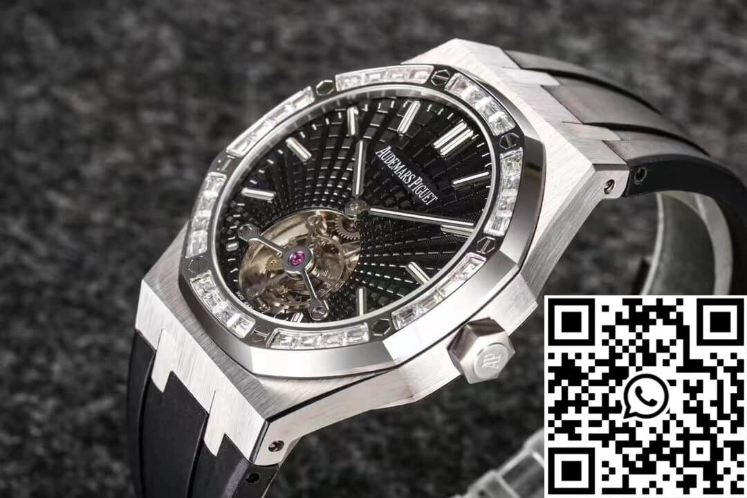 Audemars Piguet Royal Oak Tourbillon R8 Factory V3 Black Rubber Strap