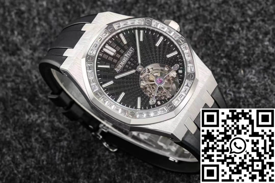 Audemars Piguet Royal Oak Tourbillon R8 Factory V3 Black Rubber Strap