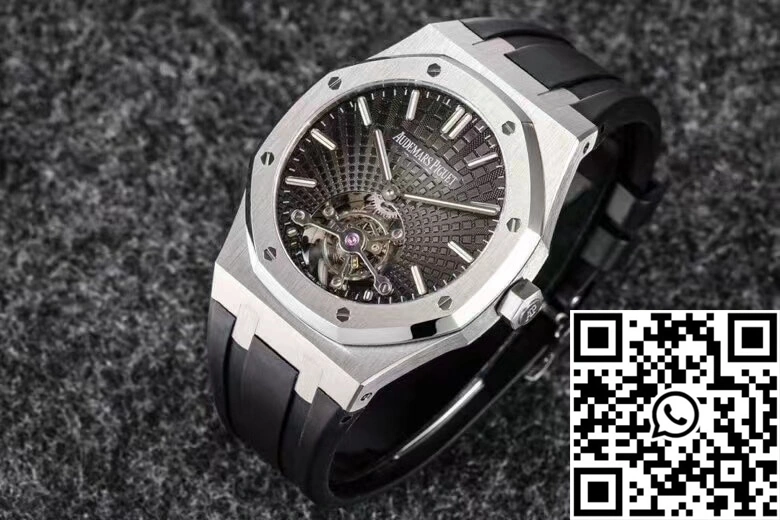 Audemars Piguet Royal Oak Tourbillon R8 Factory V3 Black Strap