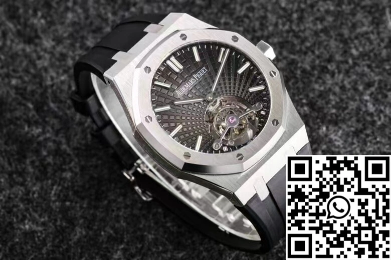 Audemars Piguet Royal Oak Tourbillon R8 Factory V3 Black Strap