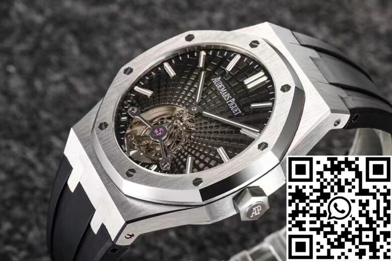 Audemars Piguet Royal Oak Tourbillon R8 Factory V3 Black Strap