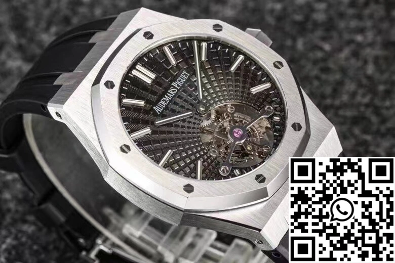 Audemars Piguet Royal Oak Tourbillon R8 Factory V3 Black Strap