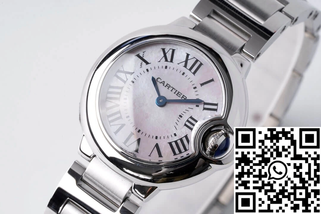 Ballon Bleu De Cartier 28MM AF Factory Stainless Steel Strap