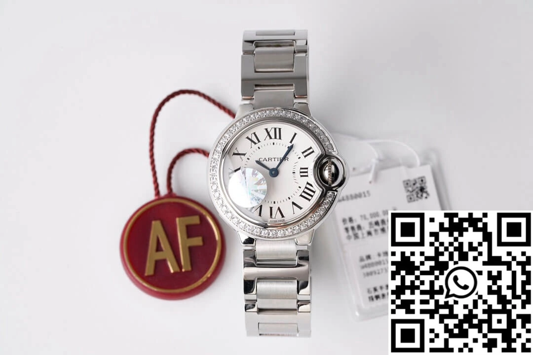 Ballon Bleu De Cartier 28MM W4BB0015 AF Factory Diamond-set Bezel
