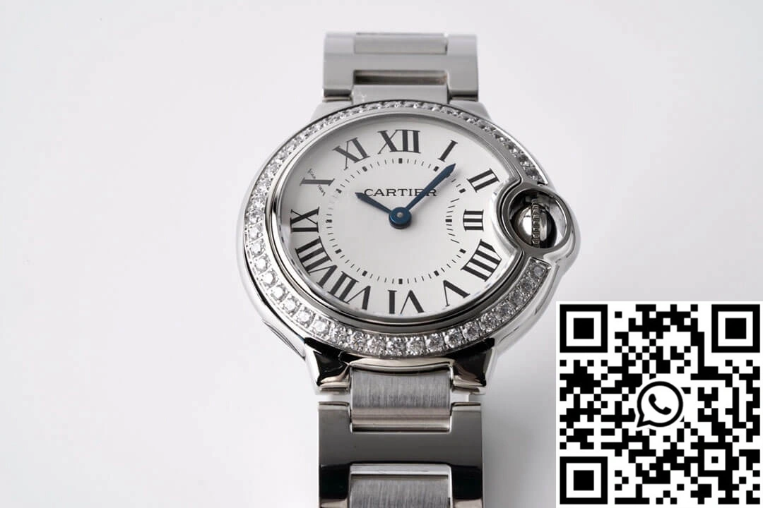 Ballon Bleu De Cartier 28MM W4BB0015 AF Factory Diamond-set Bezel