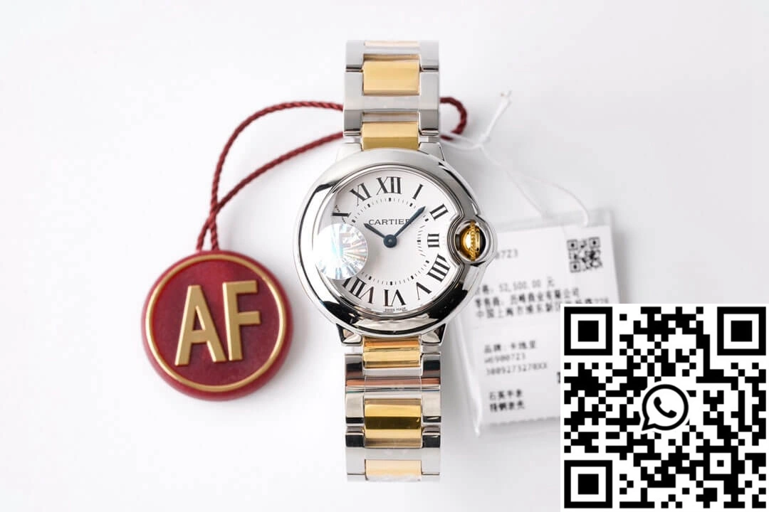 Ballon Bleu De Cartier 28MM W69007Z3 AF Factory Yellow Gold