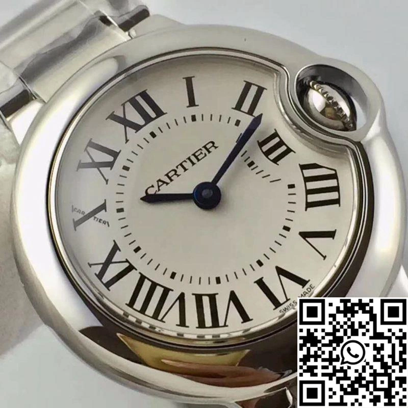 Ballon Bleu De Cartier 28MM W69010Z4 V6 Factory White Dial
