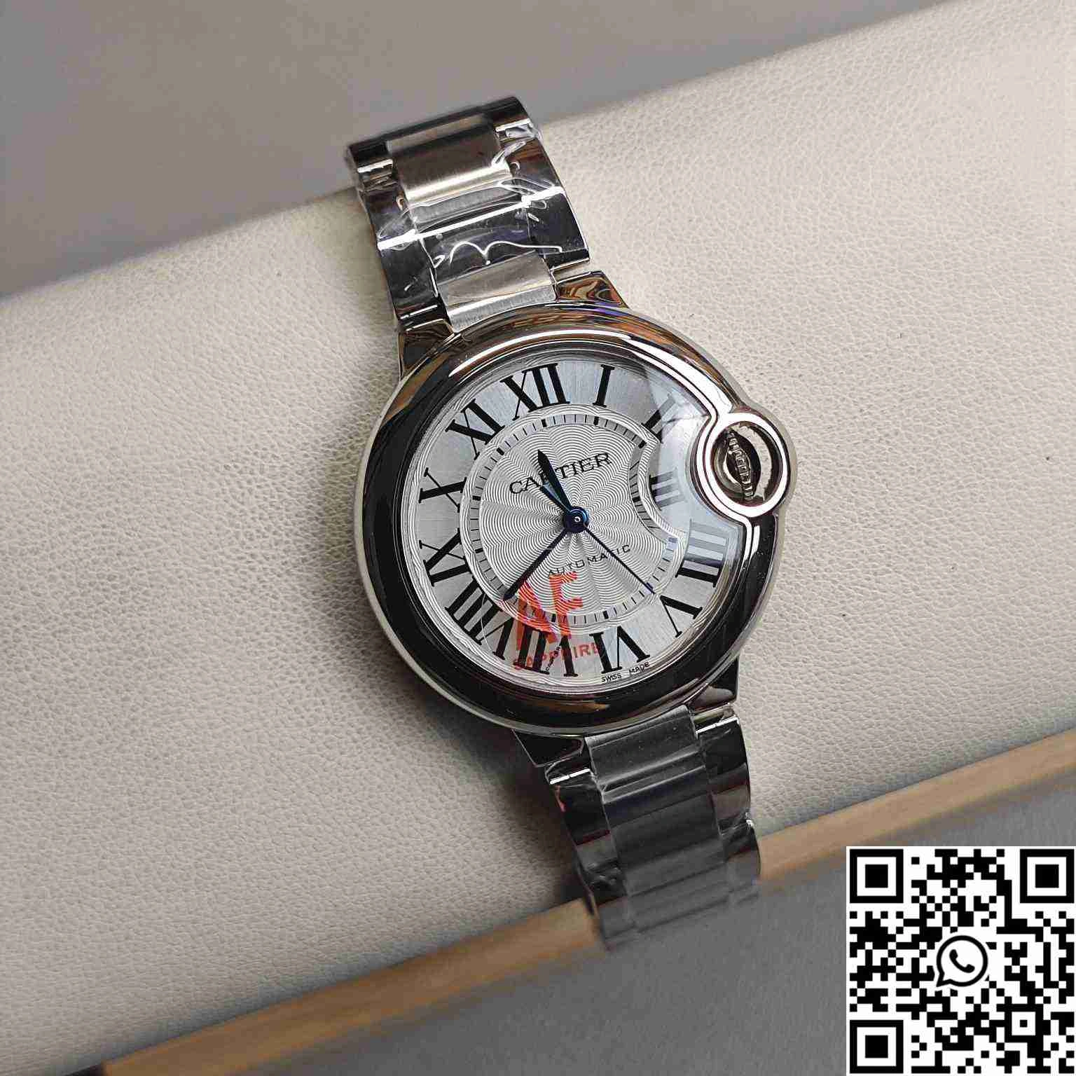 Ballon Bleu De Cartier 33MM CRWSBB0044 AF Factory White Dial