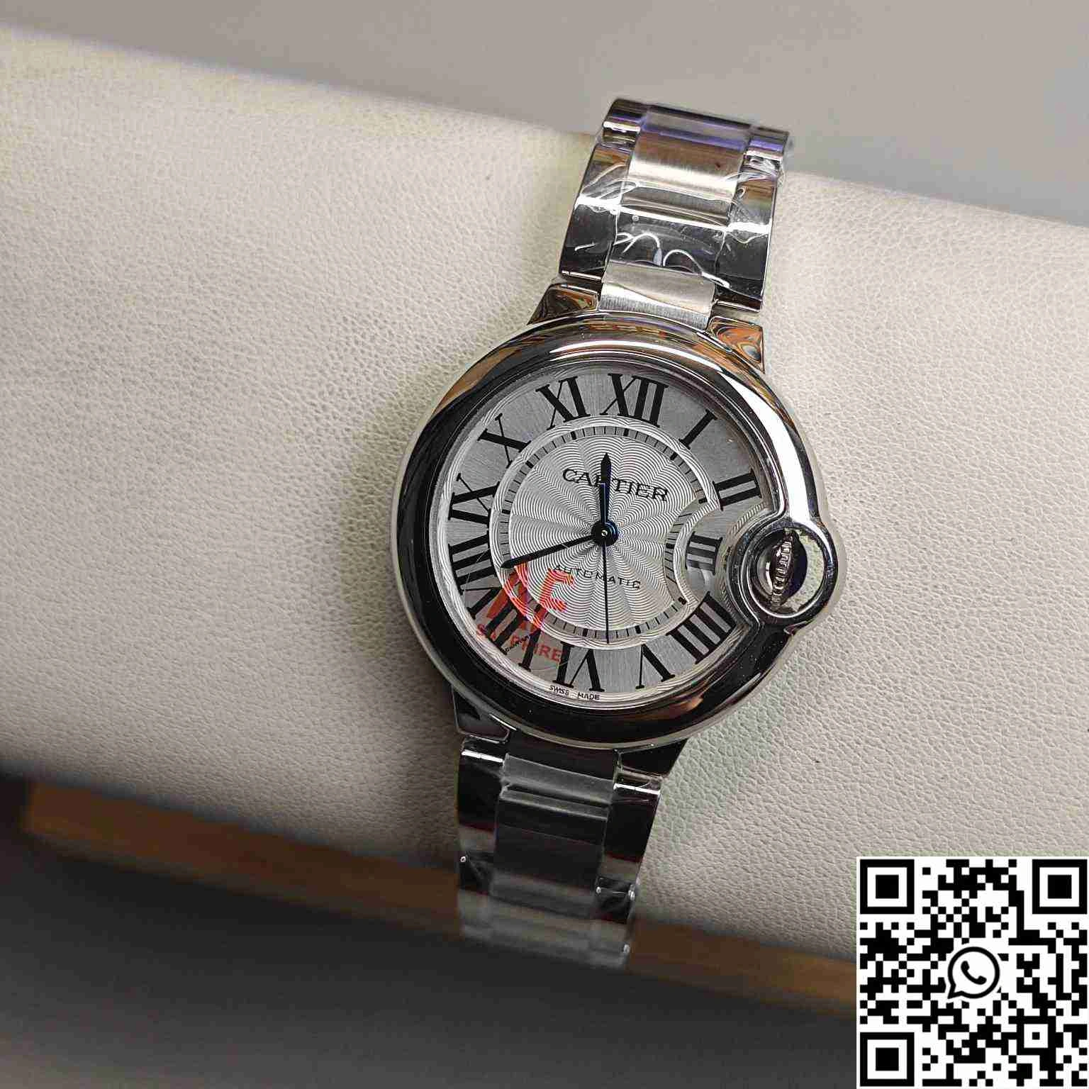 Ballon Bleu De Cartier 33MM CRWSBB0044 AF Factory White Dial