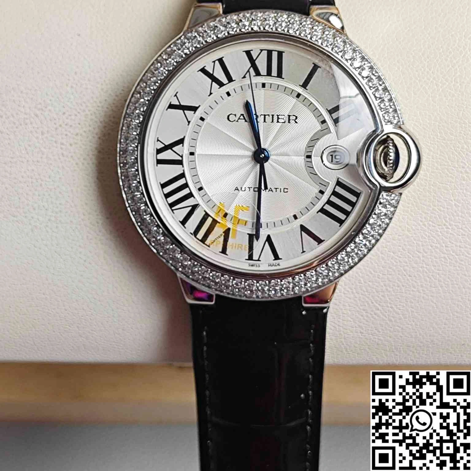 Ballon Bleu De Cartier 33MM W4BB0015 AF Factory Diamond-set Bezel