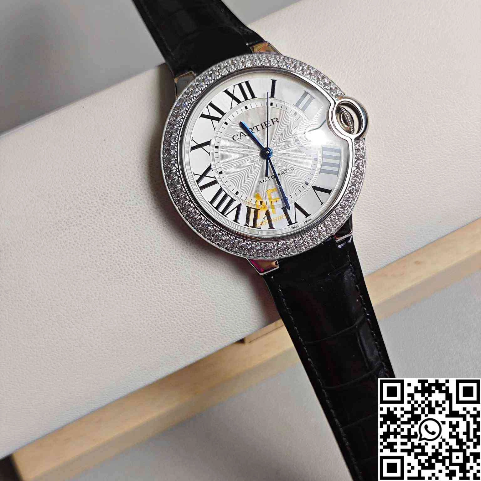 Ballon Bleu De Cartier 33MM W4BB0015 AF Factory Diamond-set Bezel