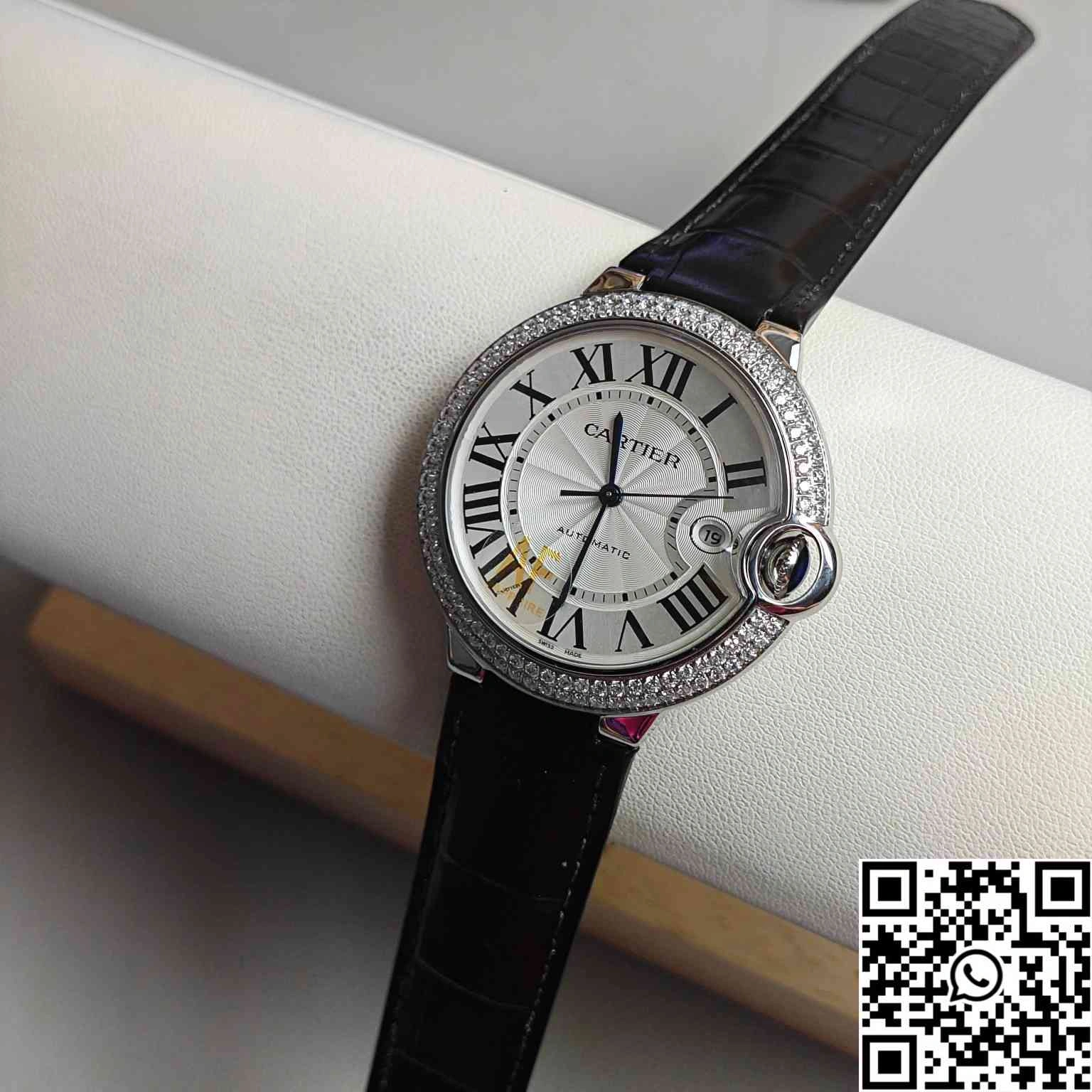 Ballon Bleu De Cartier 33MM W4BB0015 AF Factory Diamond-set Bezel