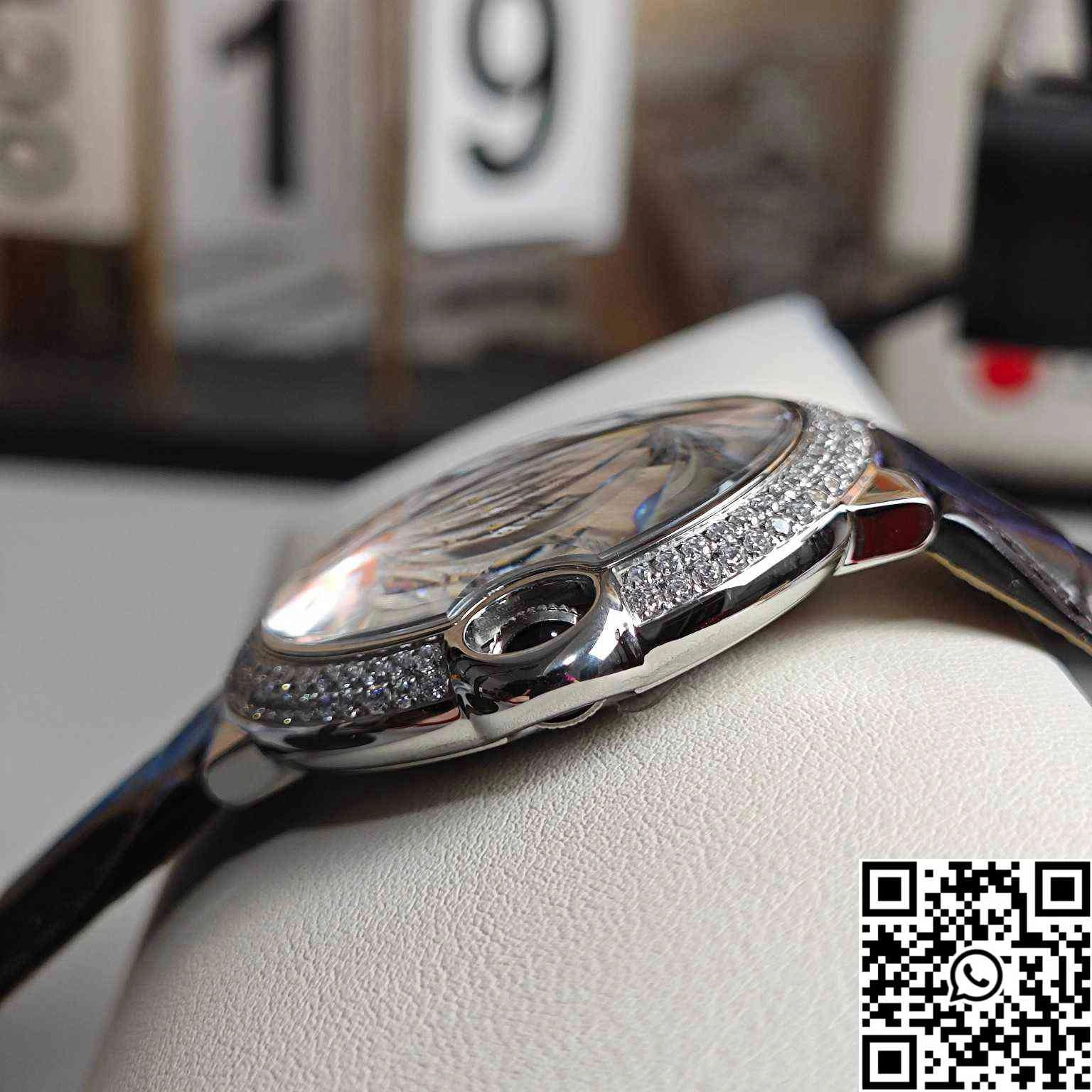 Ballon Bleu De Cartier 33MM W4BB0015 AF Factory Diamond-set Bezel