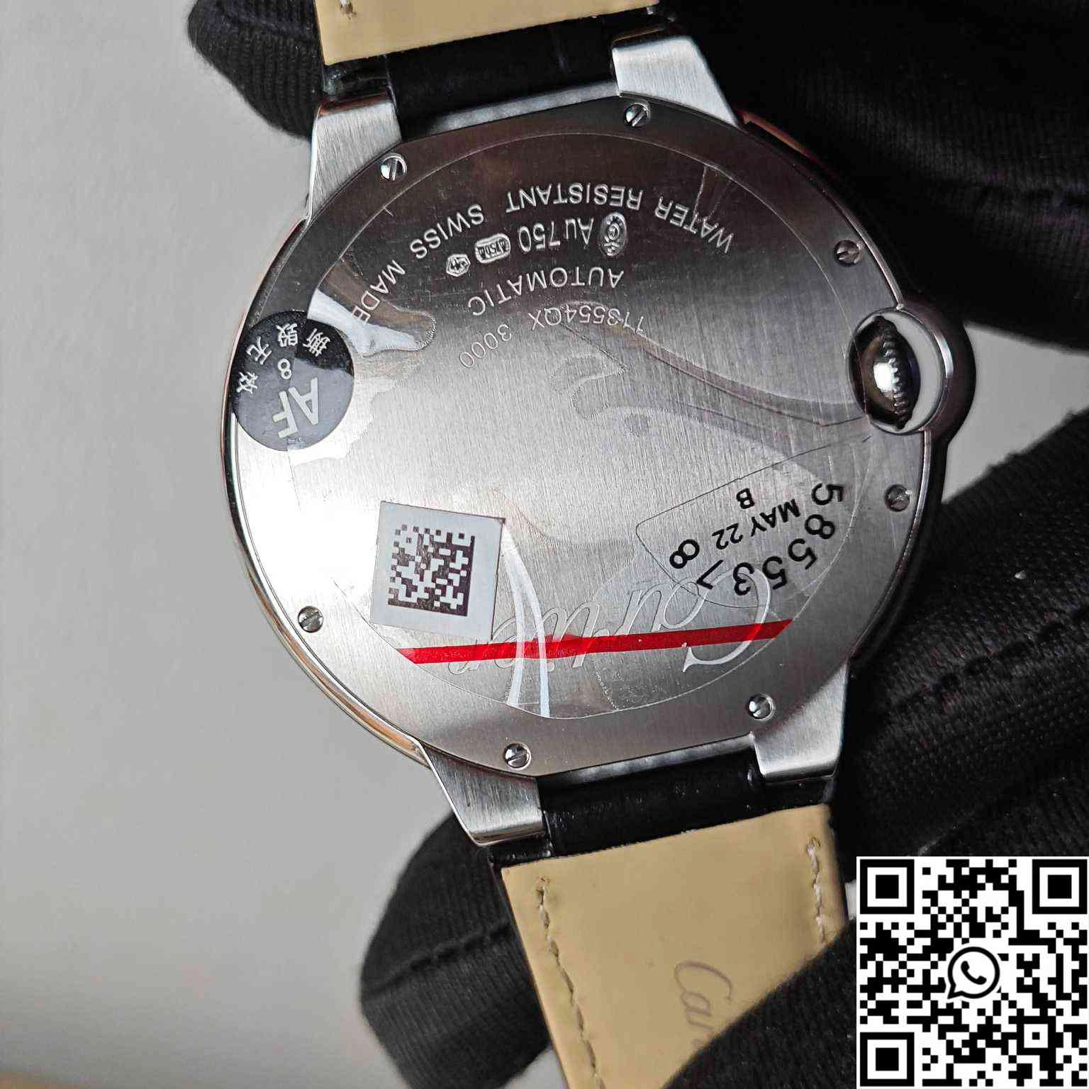 Ballon Bleu De Cartier 33MM W4BB0015 AF Factory Diamond-set Bezel