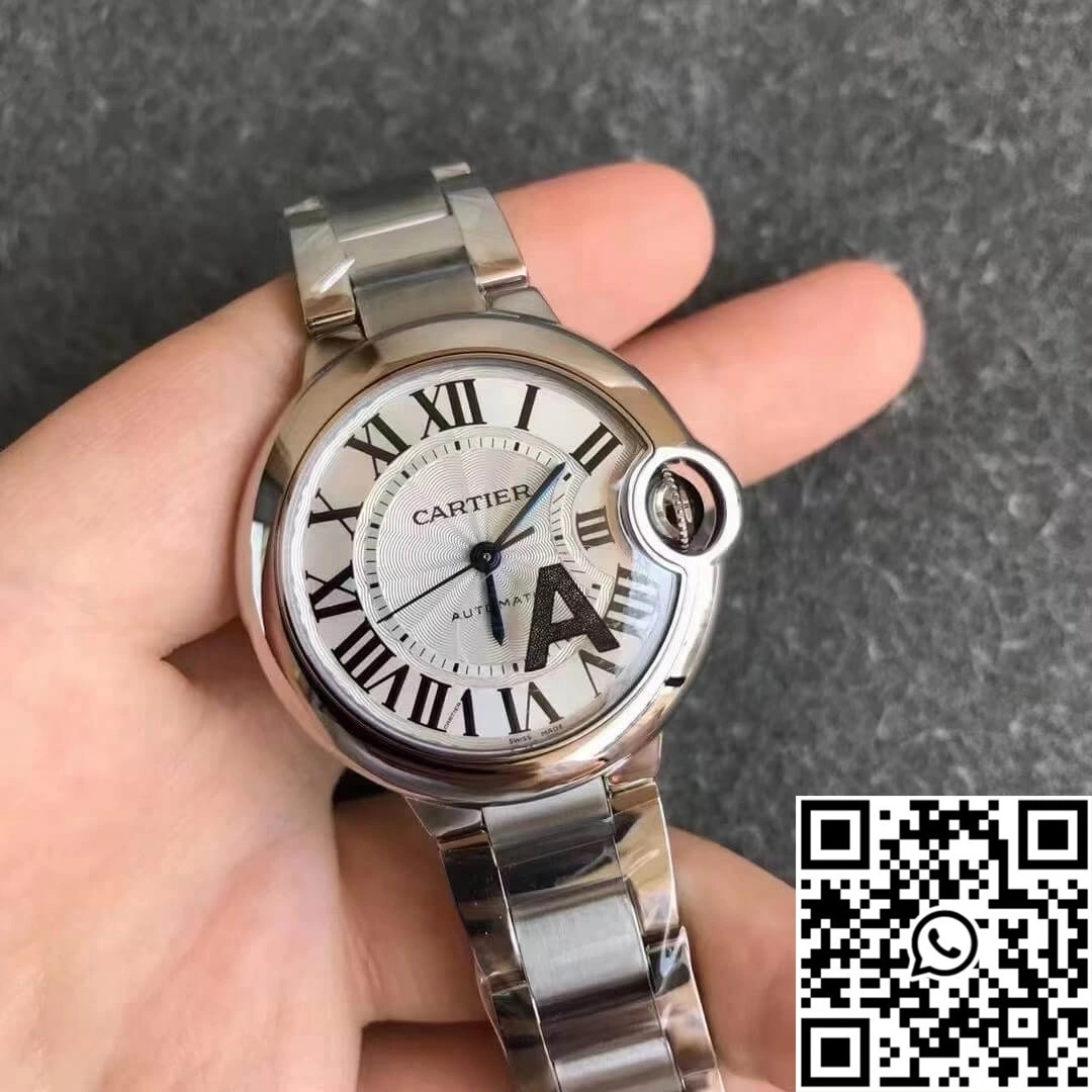 Ballon Bleu De Cartier 33MM W6920071 V6 Factory White Dial