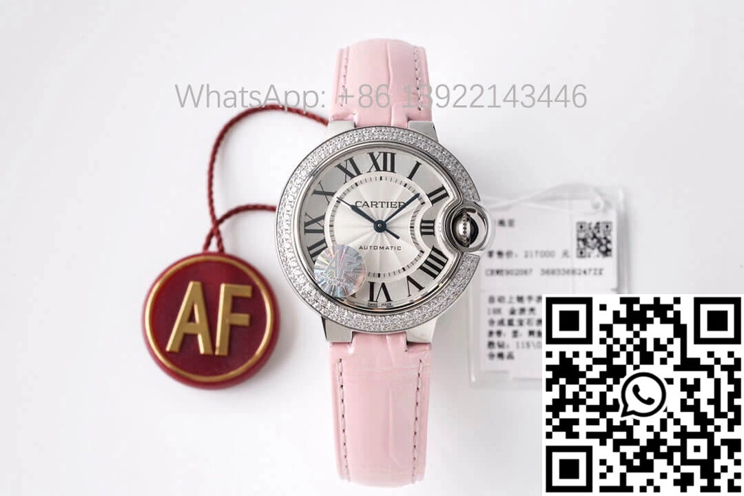 Ballon Bleu De Cartier 33MM WE902067 AF Factory Diamond-set Bezel